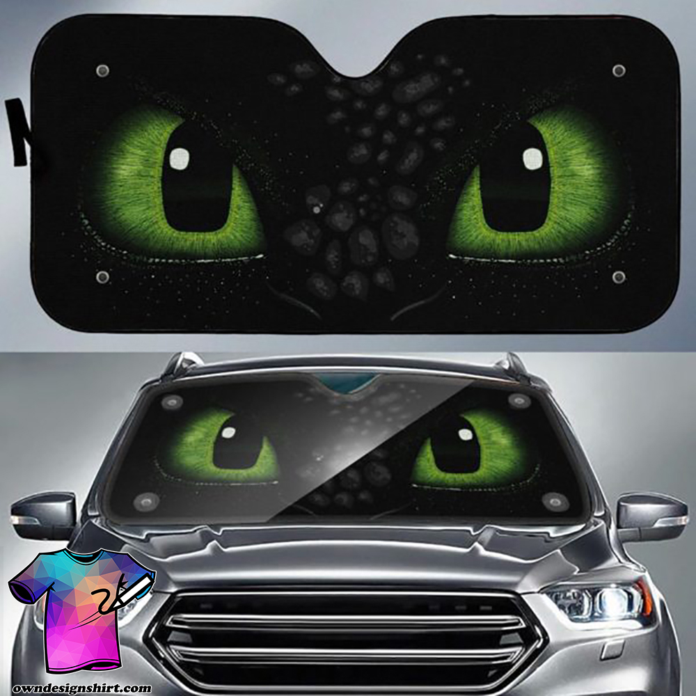 How to train your dragon toothless eyes auto sun shade