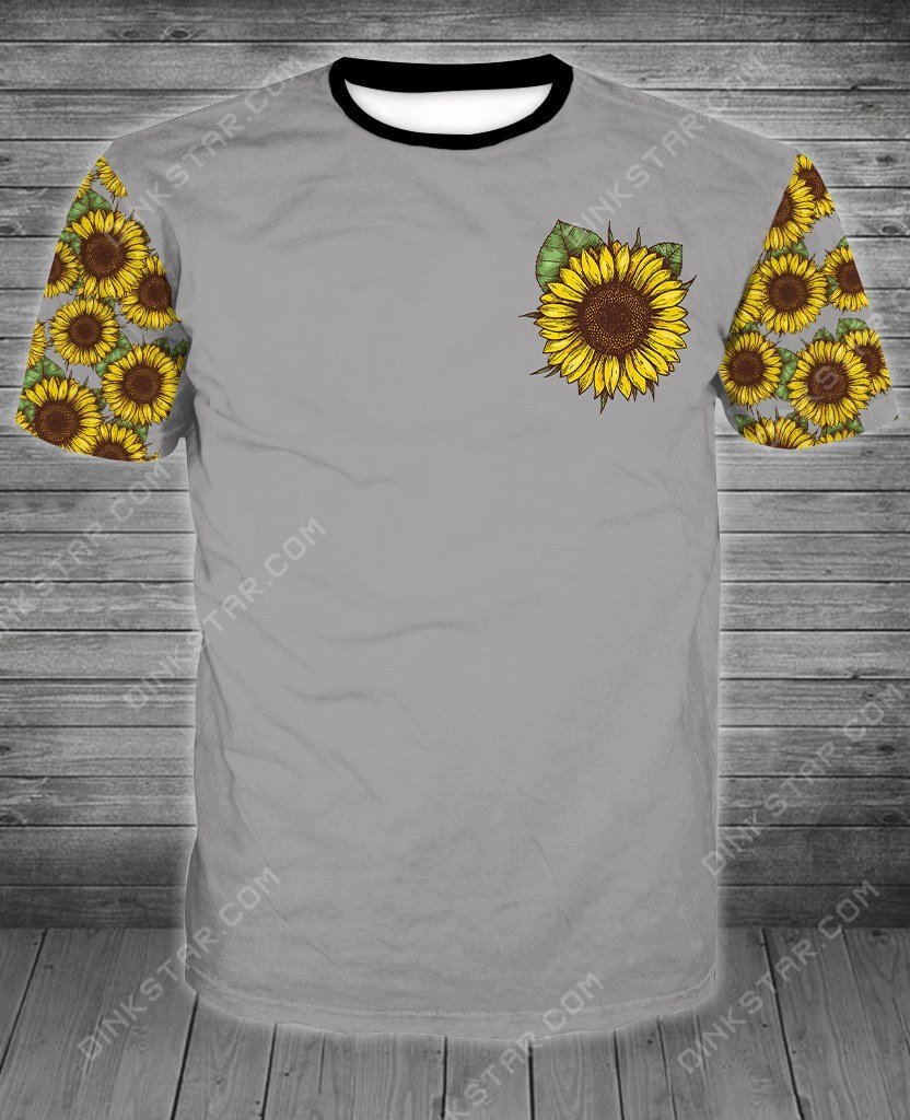 I'm blunt because god rolled me that way sunflower full printing tshirt
