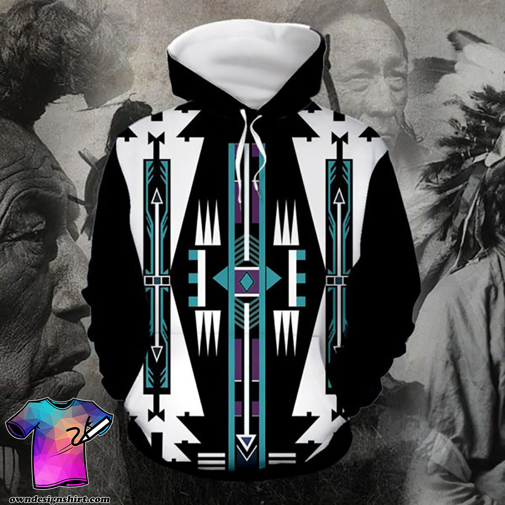 Native american native pattern full printing shirt