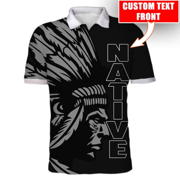 Personalized native american cultures full printing polo