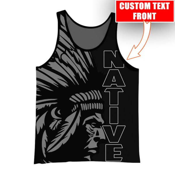 Personalized native american cultures full printing tank top