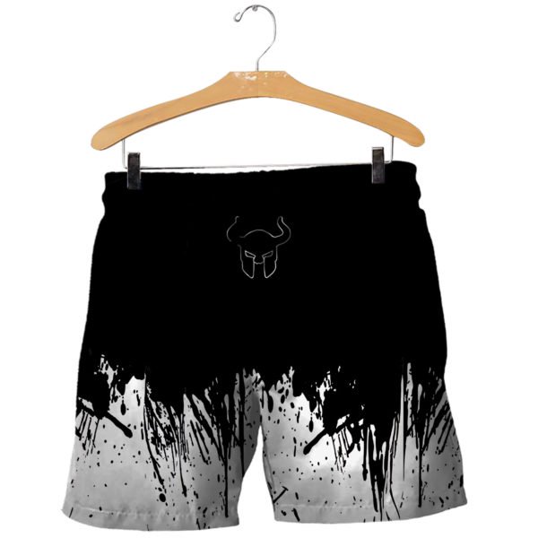 Viking art 3d all over printed shorts