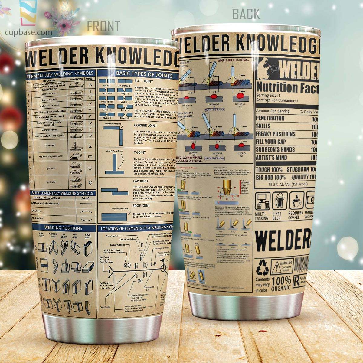Welder knowledge all over printed tumbler 1