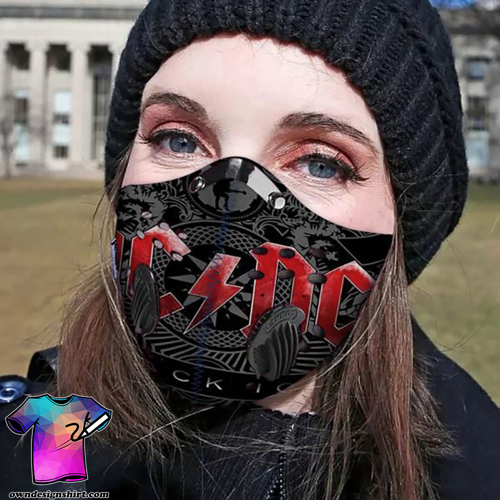 ACDC filter activated carbon pm 2,5 face mask