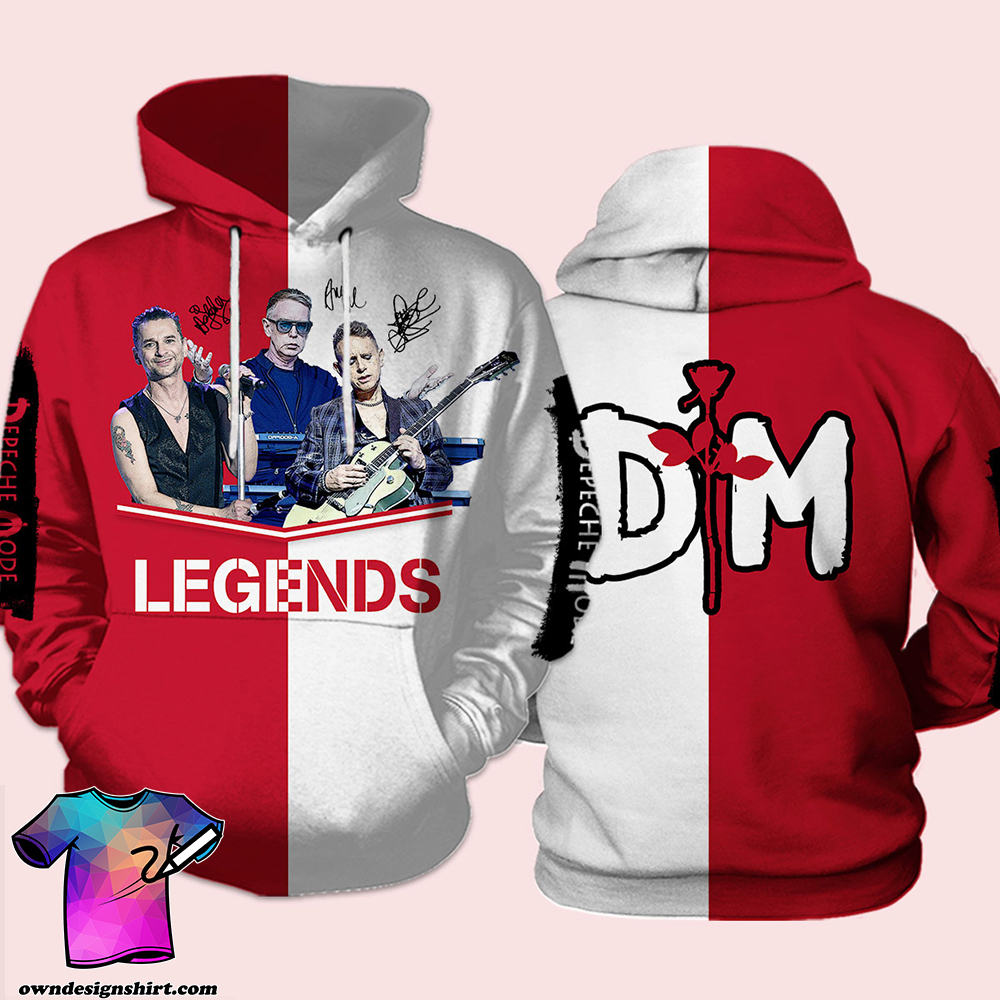 Depeche mode legends full over print shirt