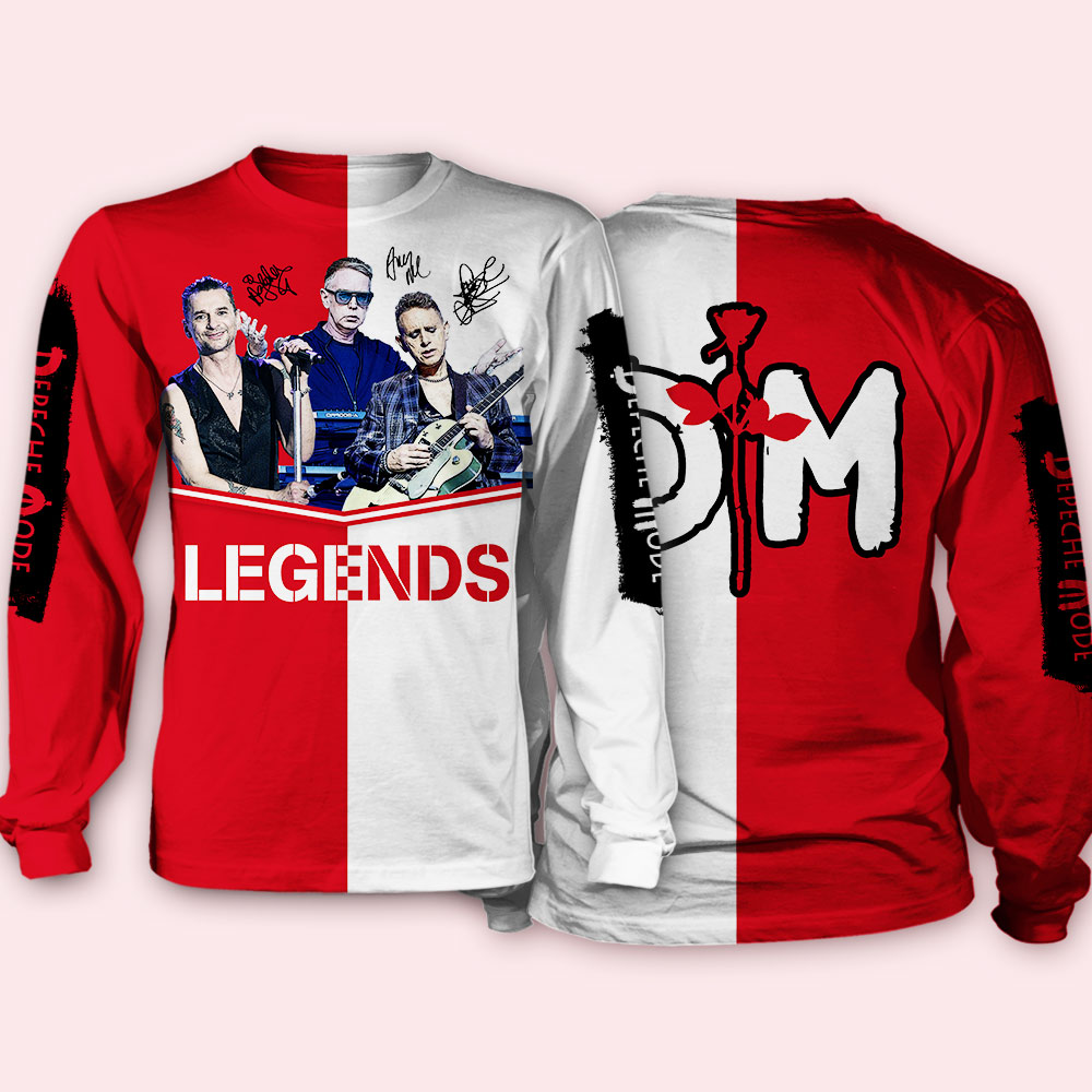Depeche mode legends full over print sweatshirt