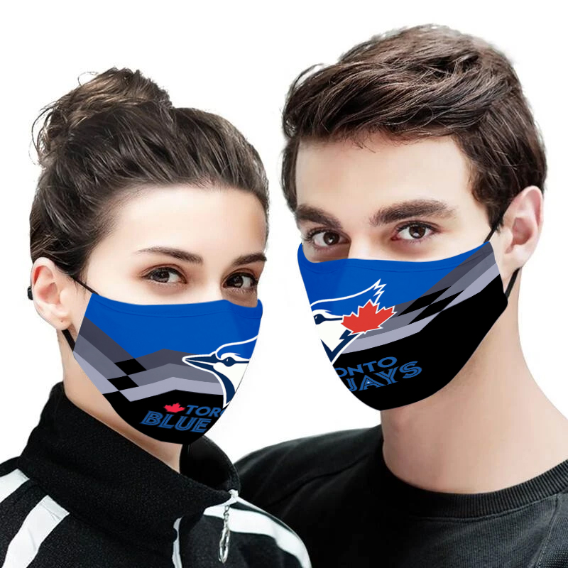Toronto blue jays full printing face mask 1