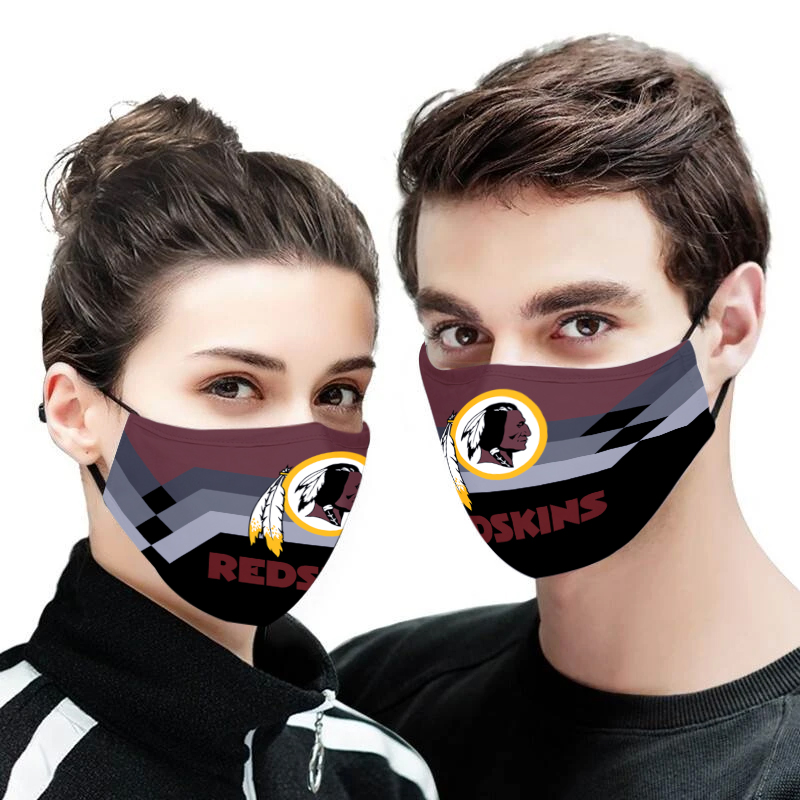 Washington redskins full printing face mask 3