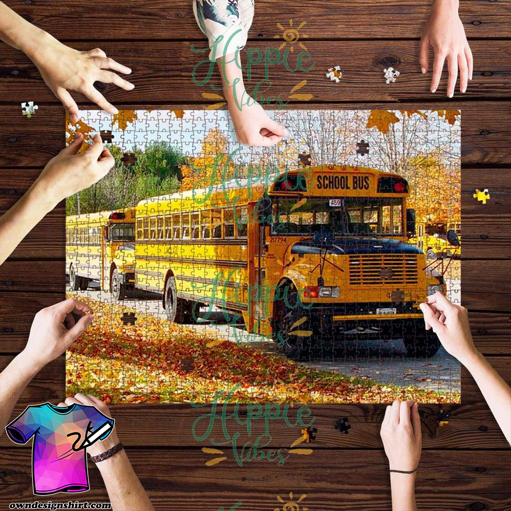 Bus driver school bus jigsaw puzzle