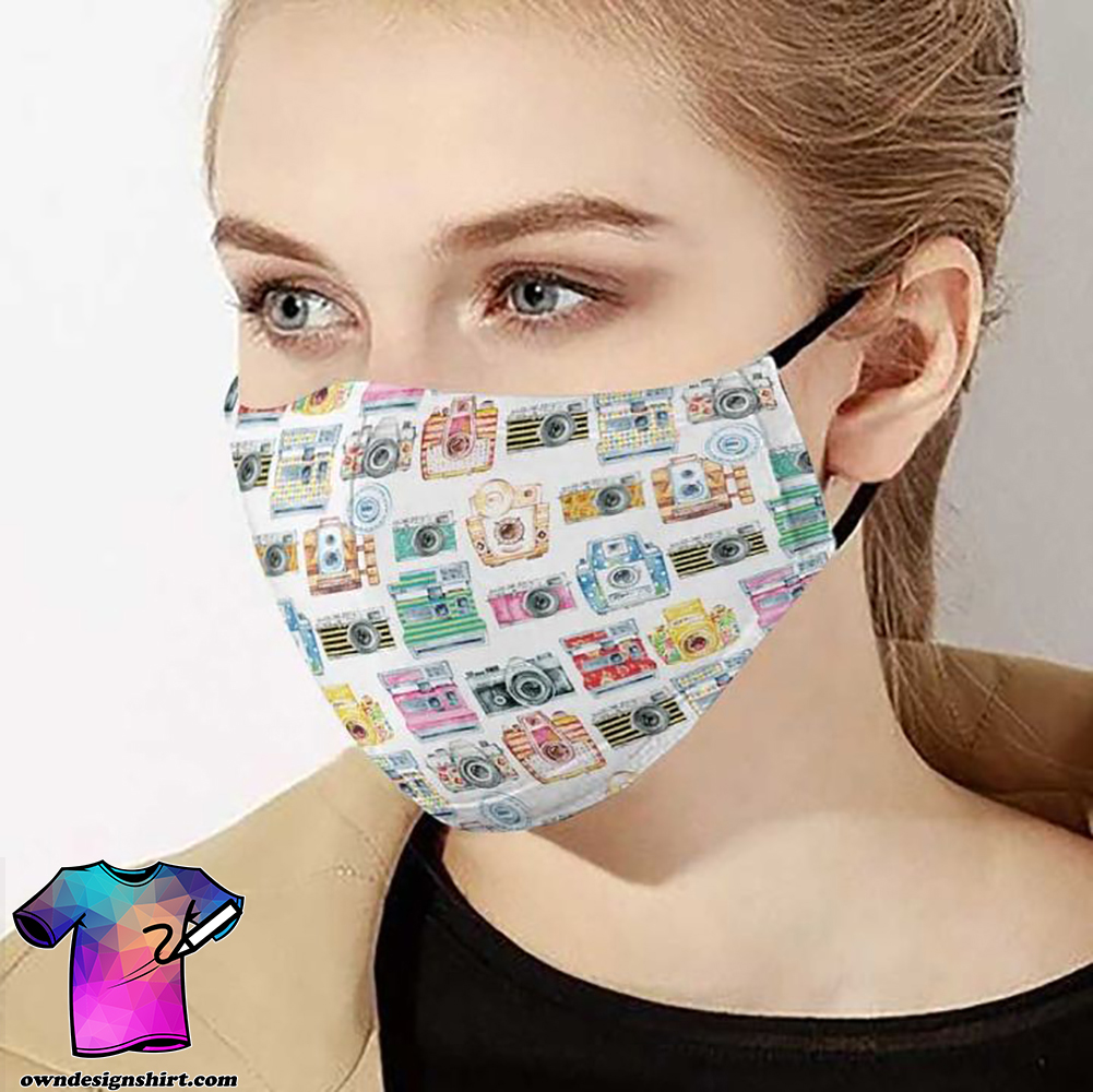 Camera collection anti-dust cotton face mask