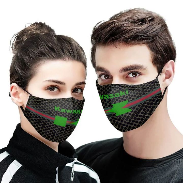 Kawasaki motor symbol anti-dust cotton face mask 1