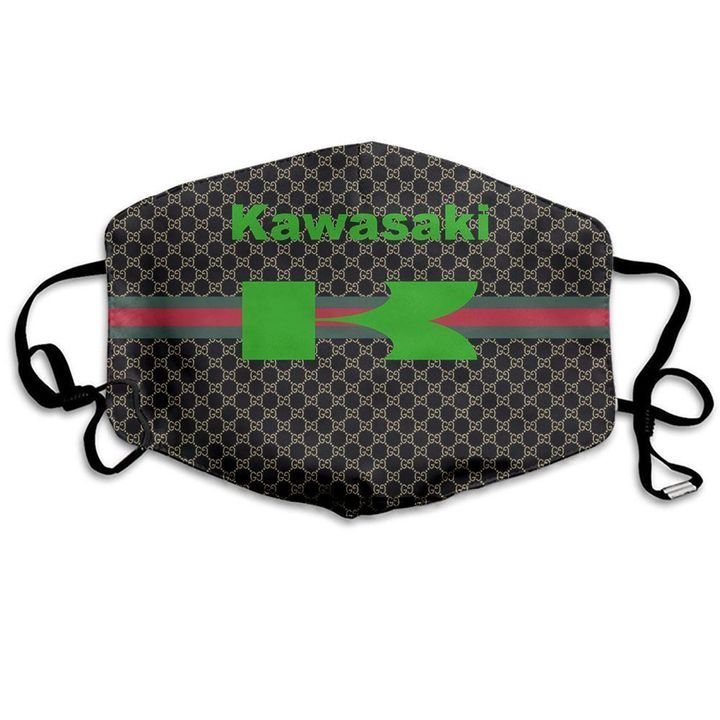 Kawasaki motor symbol anti-dust cotton face mask 3