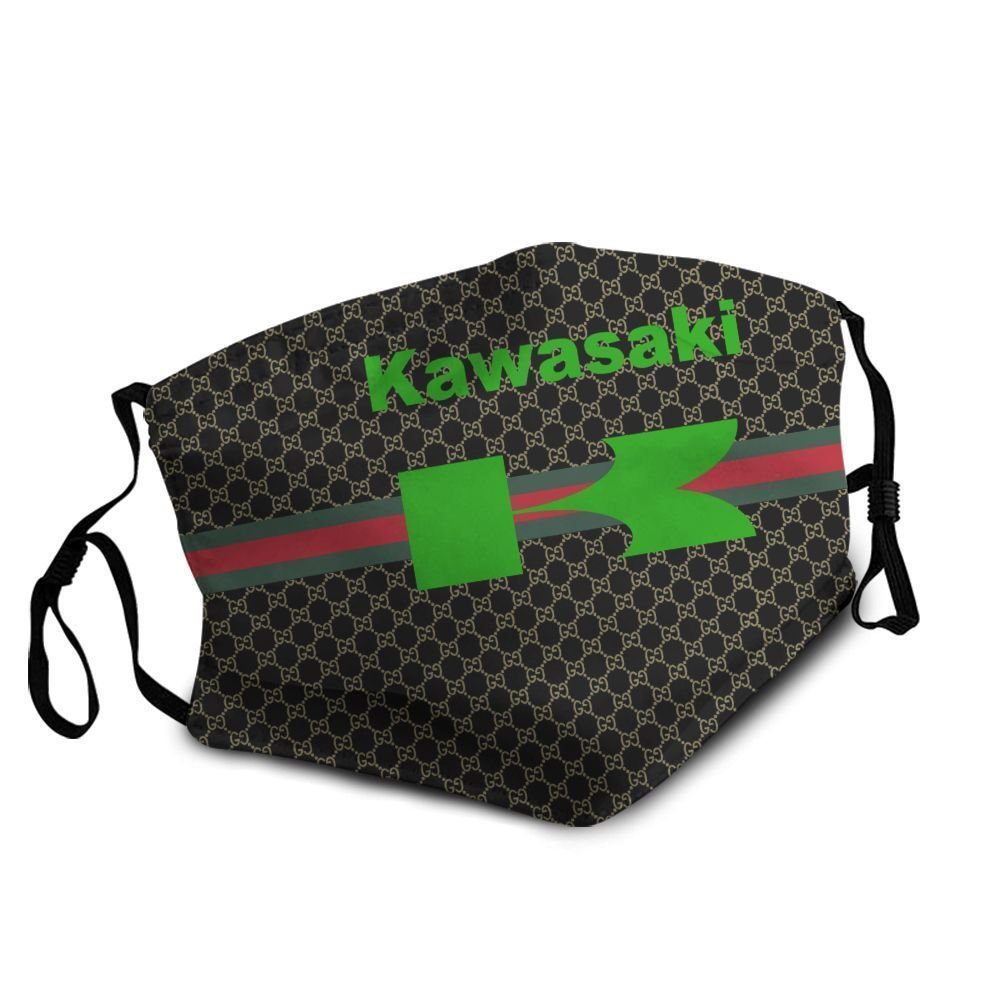 Kawasaki motor symbol anti-dust cotton face mask 4