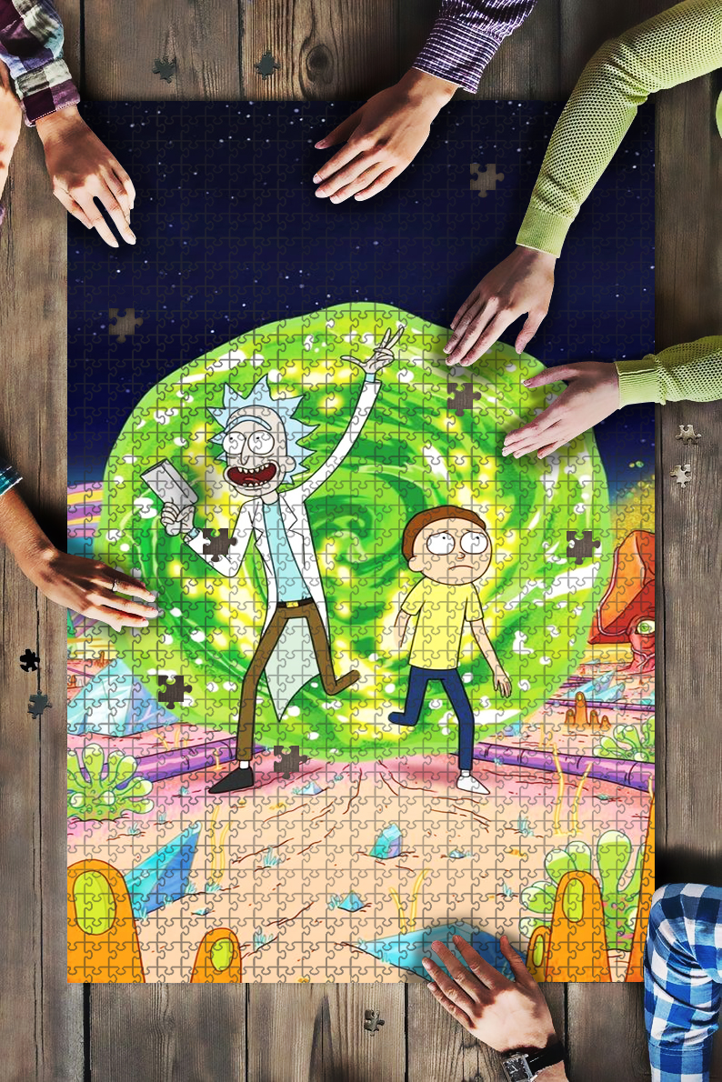 Rick and morty tv series jigsaw puzzle 1