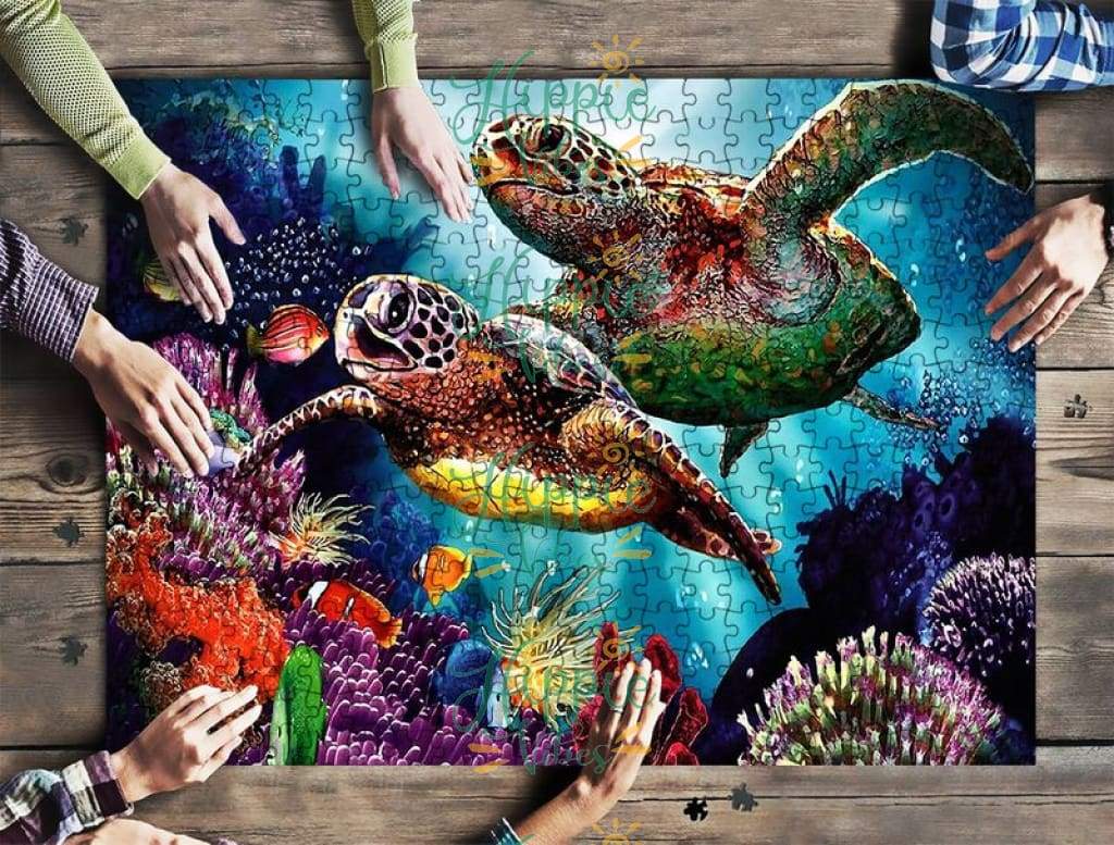 Save sea turtles jigsaw puzzle 1