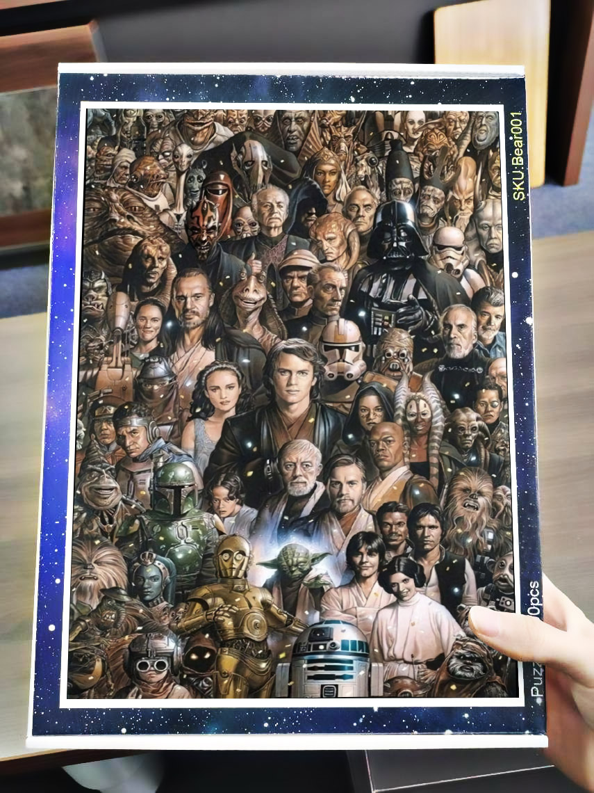 Star wars character jigsaw puzzle 1