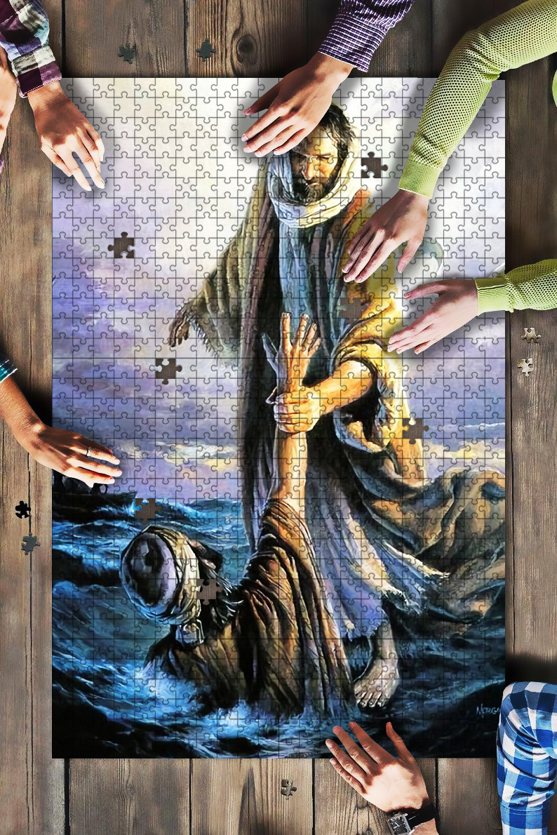 The hand of God jigsaw puzzle 1