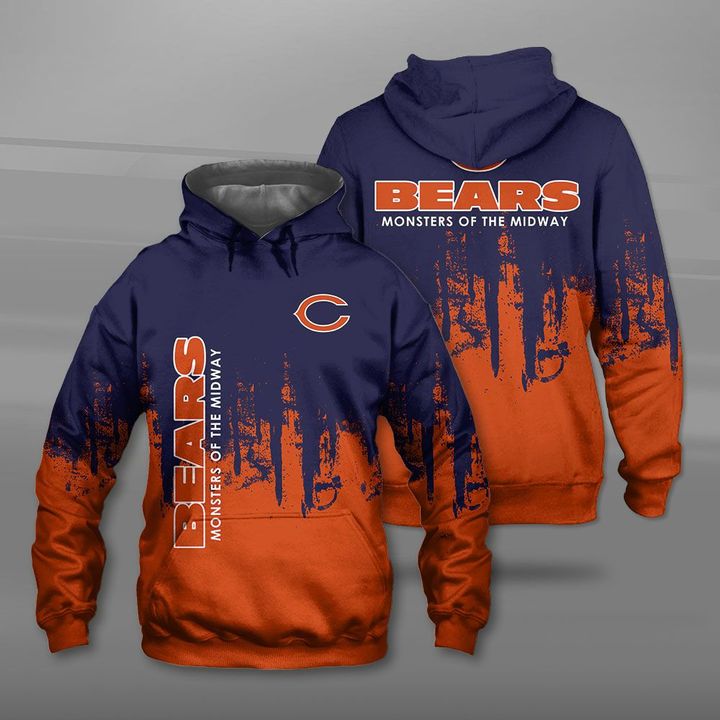 Chicago bears monsters of the midway full printing shirt