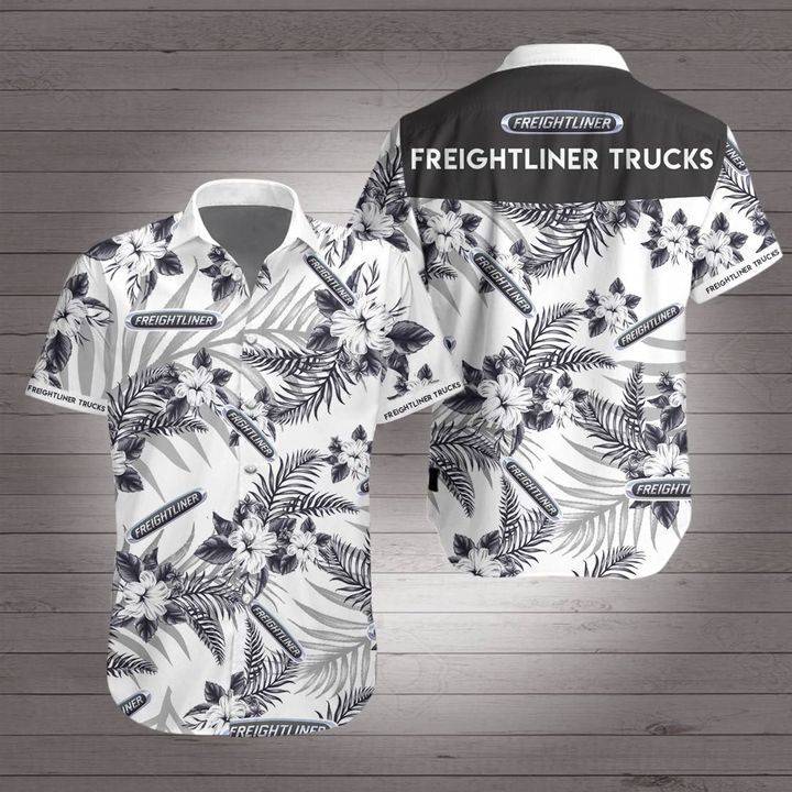 Freightliner trucks hawaiian shirt 3
