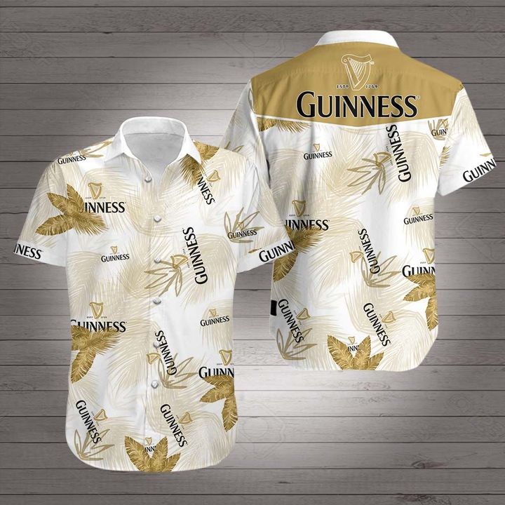 Guinness beer hawaiian shirt 1