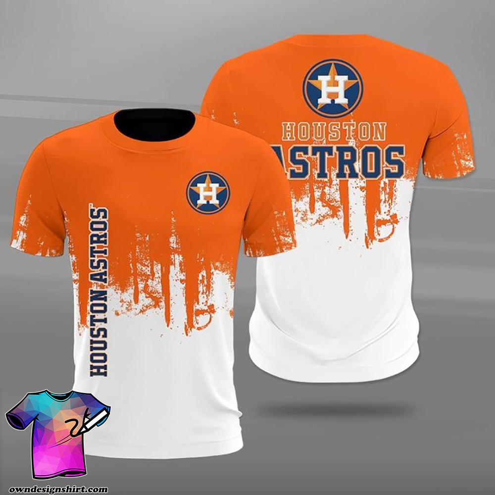 Houston astros team full printing shirt