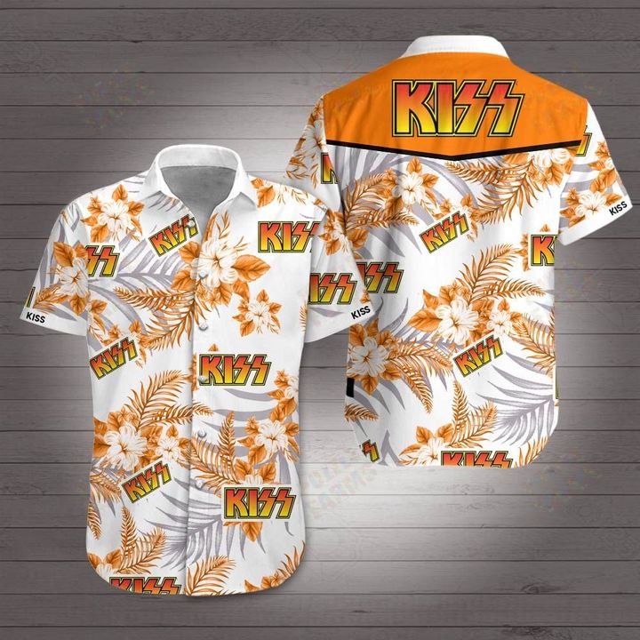 Kiss rock band hawaiian shirt 1