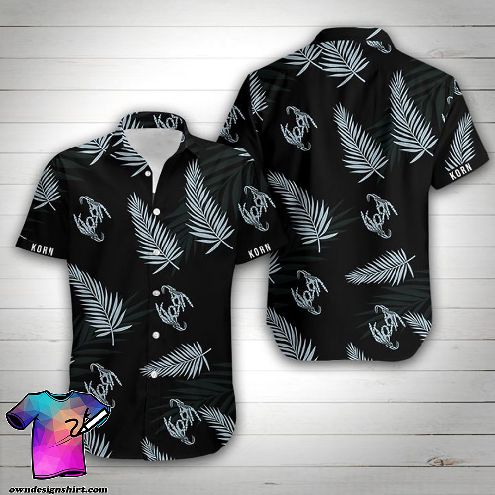 Korn tropical flower hawaiian shirt
