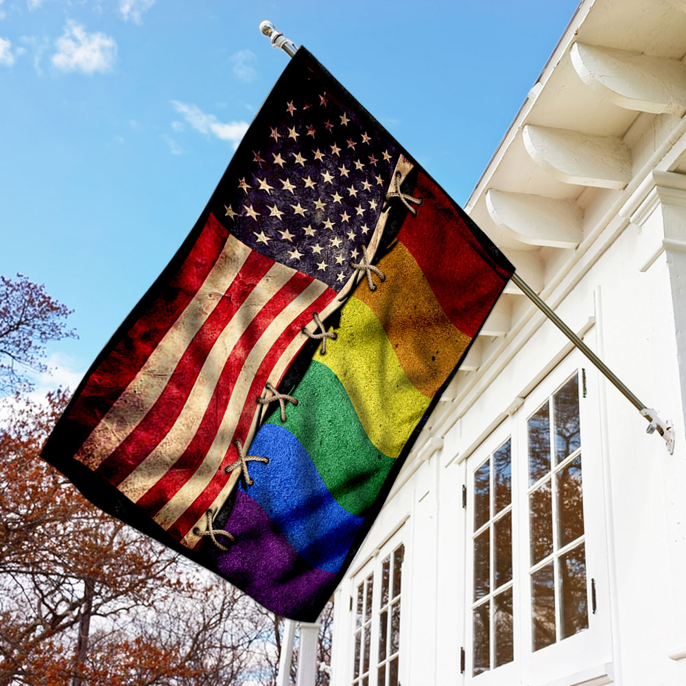 LGBT american independence day flag 1