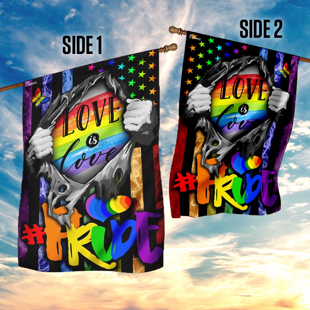 Love is love lgbt flag 4