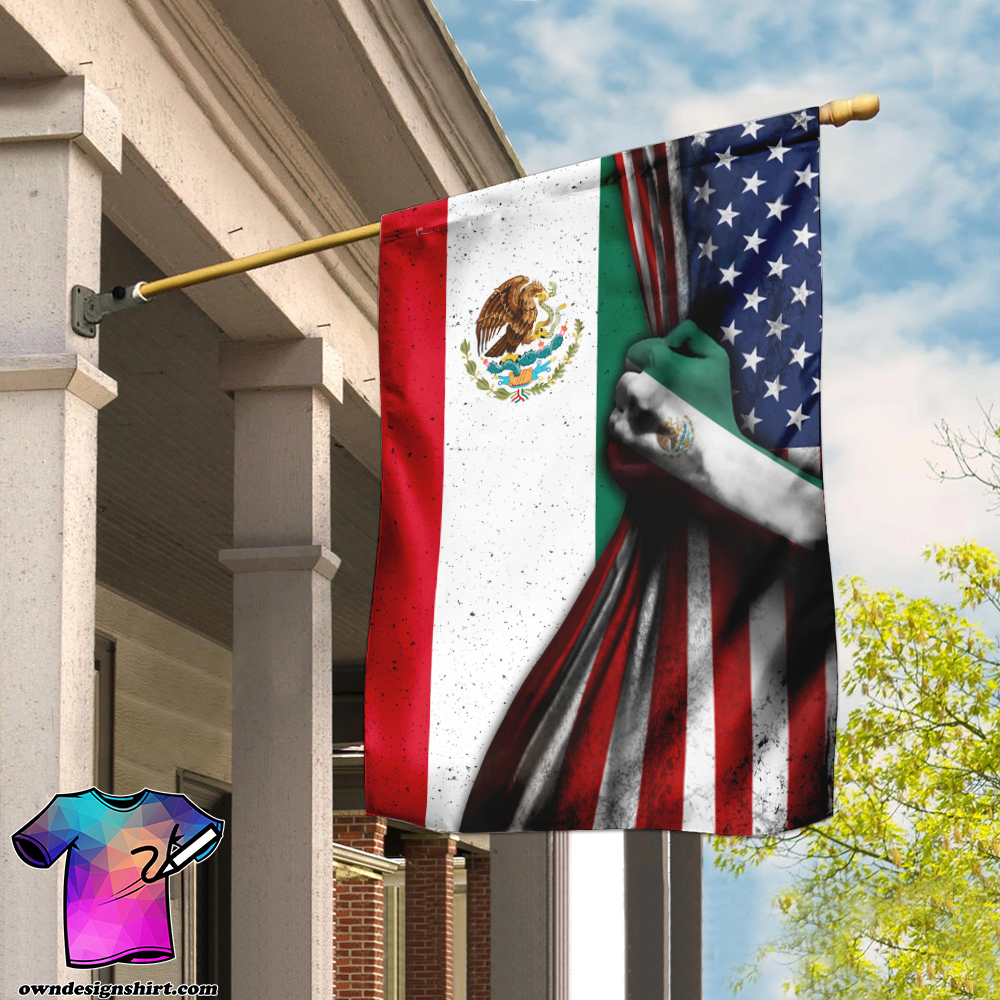 Mexican 4th of july american flag