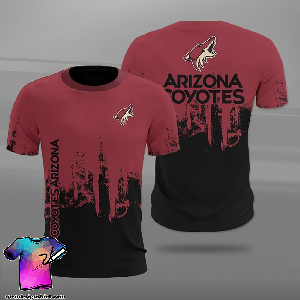 National hockey league arizona coyotes full printing shirt