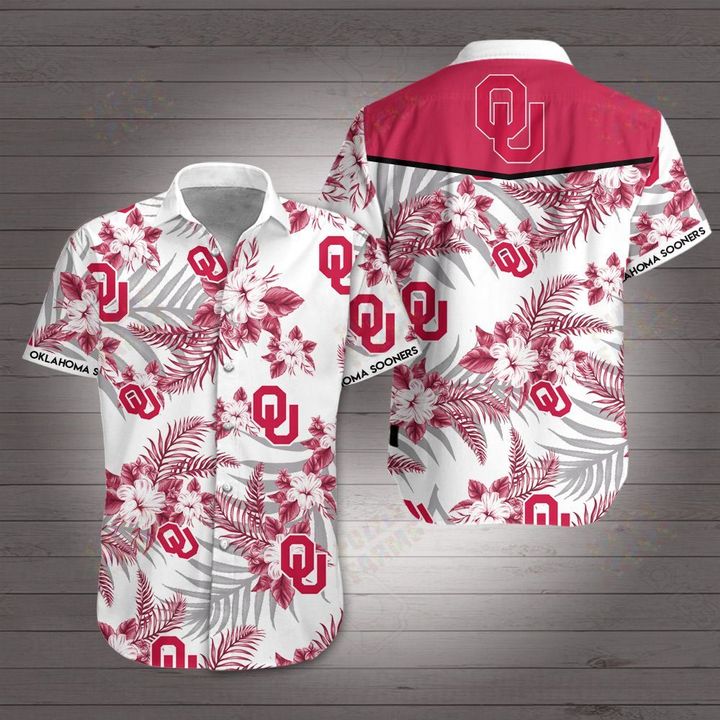 Oklahoma sooners hawaiian shirt 1