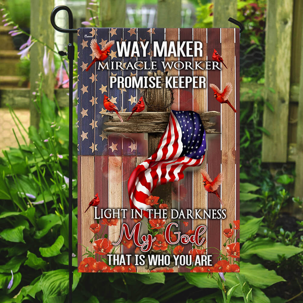 Way maker miracle worker promise keeper light in the darkness my God flag 1