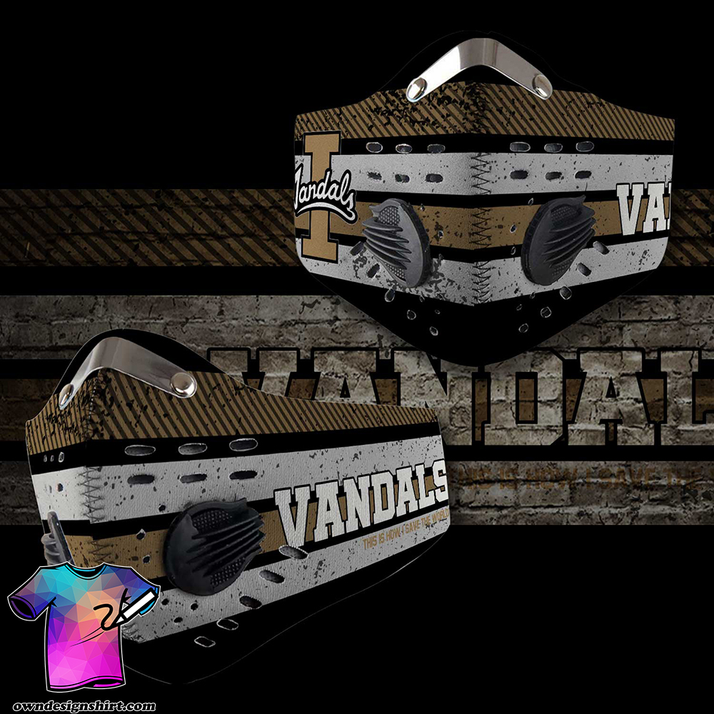 Idaho vandals football this is how i save the world face mask