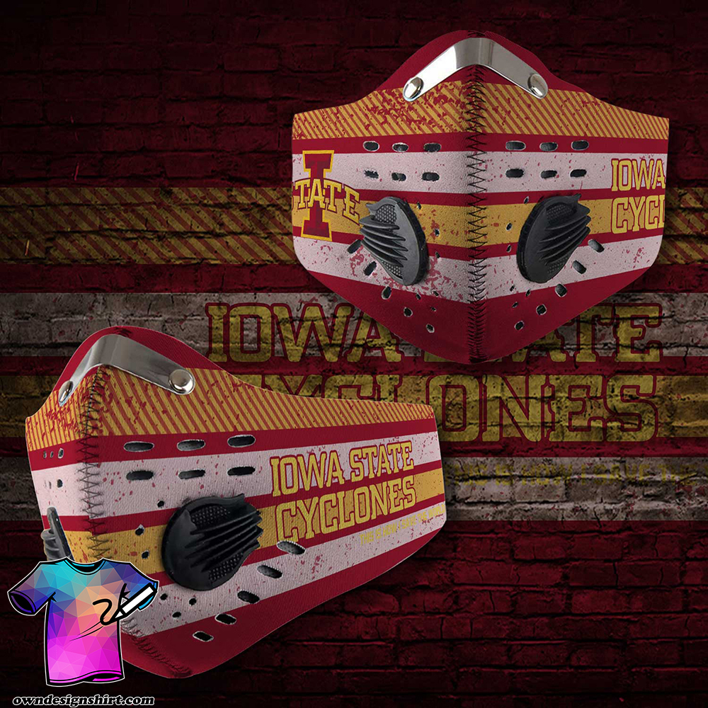 Iowa state cyclones football this is how i save the world face mask