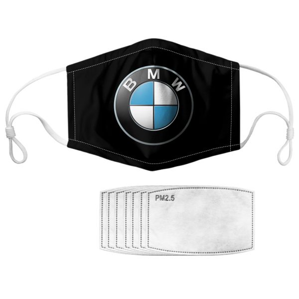 BMW symbol all over printed face mask 1