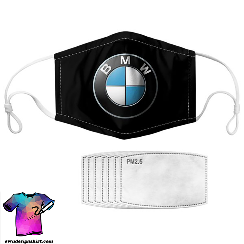 BMW symbol all over printed face mask