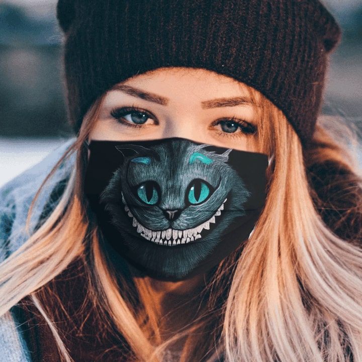 Cheshire cat anti pollution face mask 1