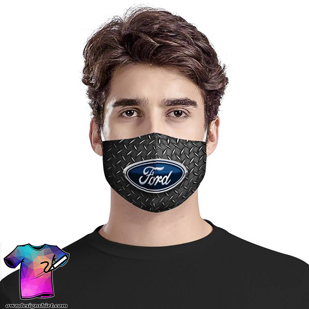 Ford logo car anti pollution face mask