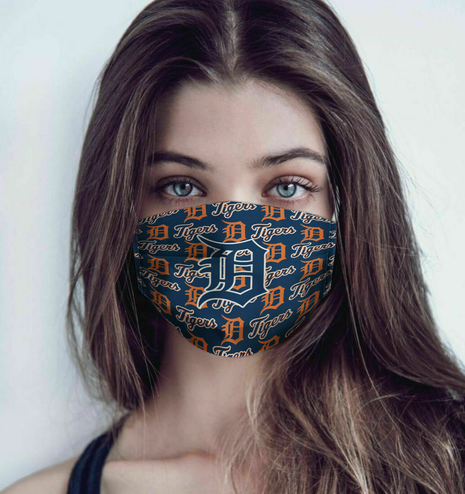 MLB detroit tigers anti pollution face mask 1