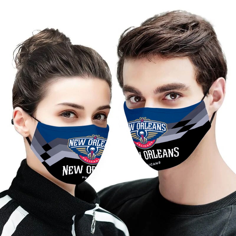 NBA new orleans pelicans anti pollution face mask 1