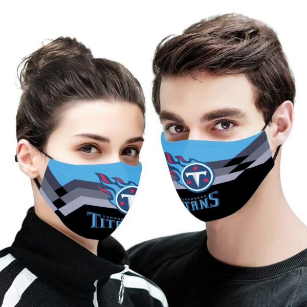 NFL tennessee titans anti pollution face mask 1