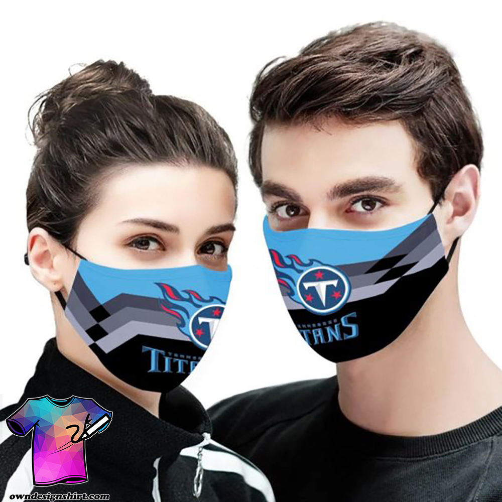 NFL tennessee titans anti pollution face mask