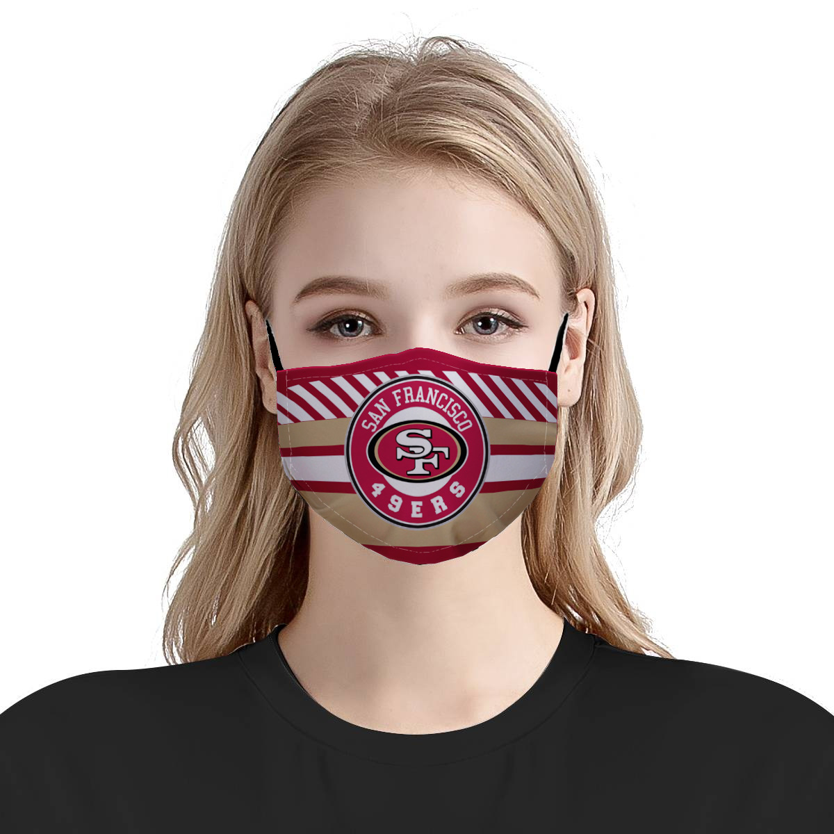 San francisco 49ers nfl anti pollution face mask 1
