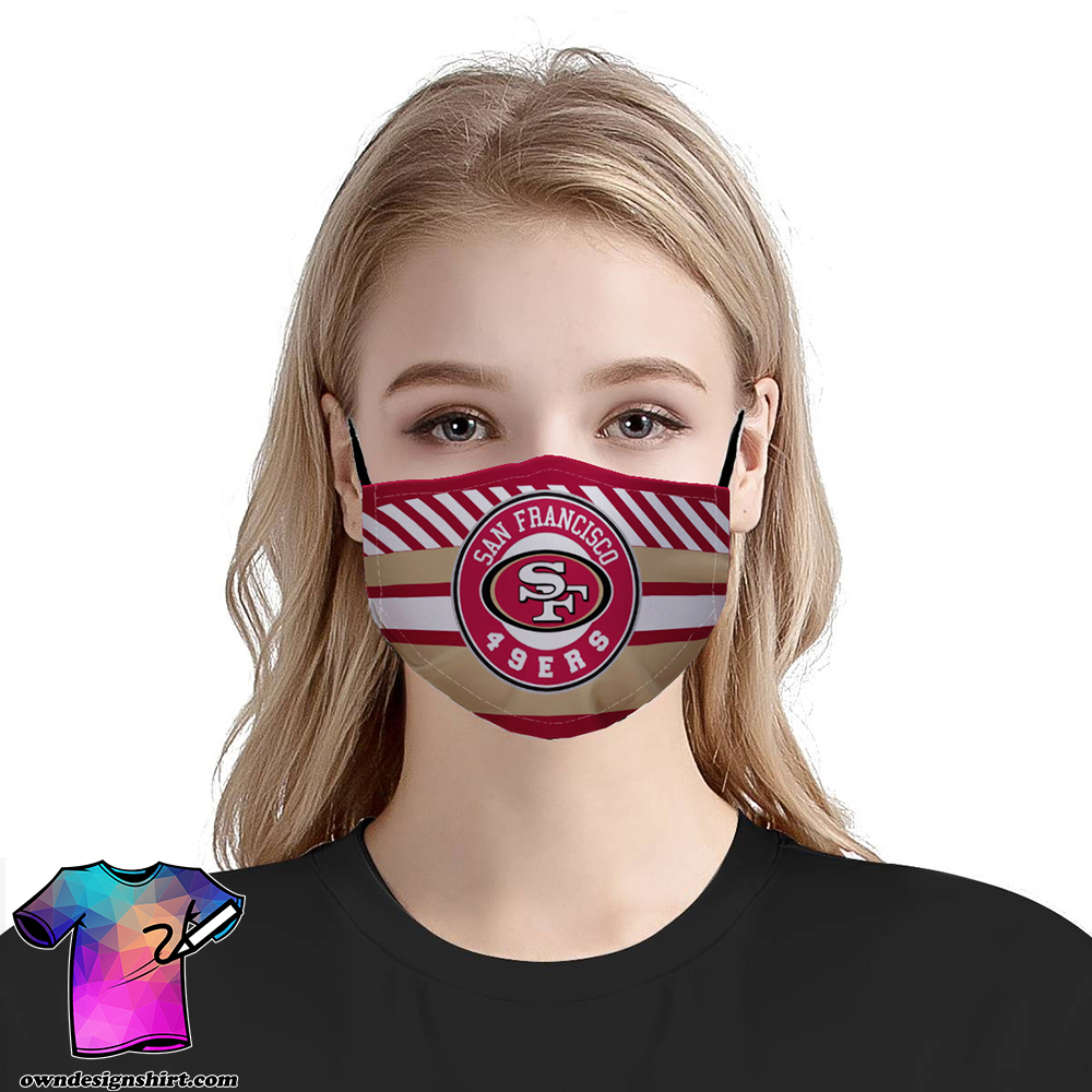 San francisco 49ers nfl anti pollution face mask