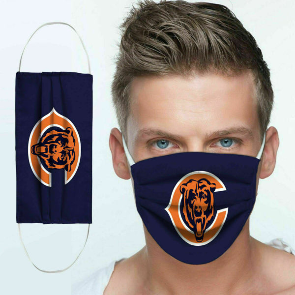 The chicago bears all over printed face mask 1