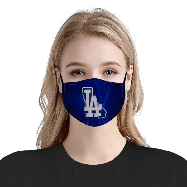 The los angeles dodgers anti pollution face mask 1