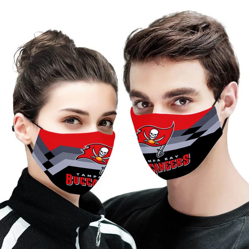 The tampa bay buccaneers anti pollution face mask 1