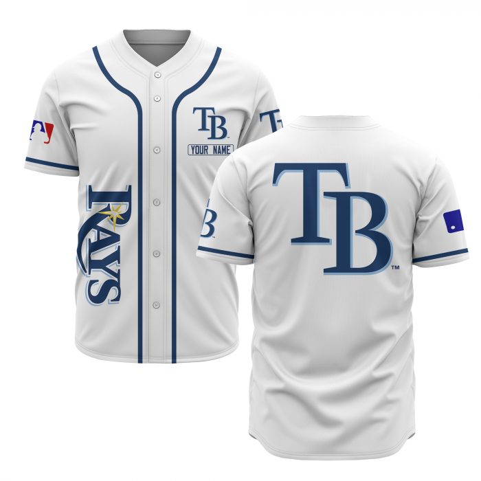 custom name tampa bay rays baseball shirt 1