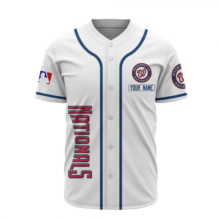 Washington Nationals Major League Baseball MLB Baseball Jersey Shirt Custom  Name & Number